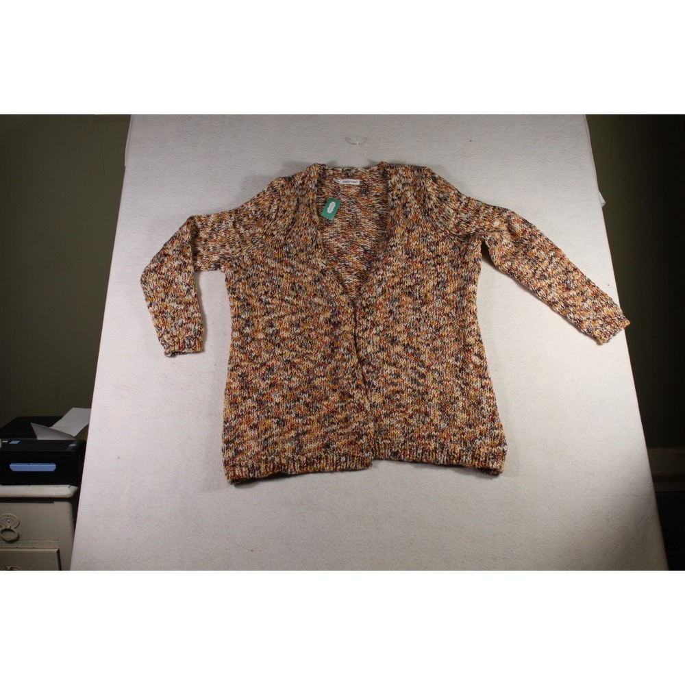 Maurices Cardigan Sweater Womens 2 Multicolor Knit Open Front Winter Outdoor - Picture 2 of 9